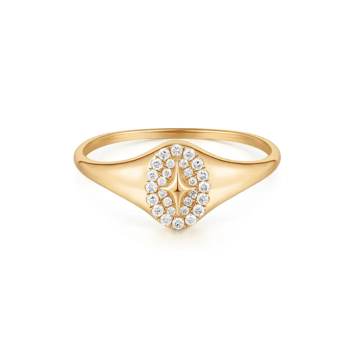 AURELIE GI GALACTICA Diamond Polaris Ring Rings