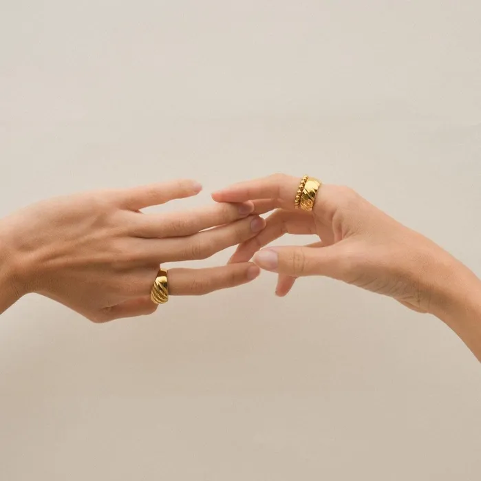 Caviar Ring Biella Vintage Rings