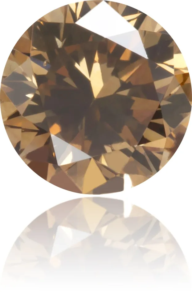 Earrings Langerman Diamonds Natural Brown Diamond Round 034 ct Polished