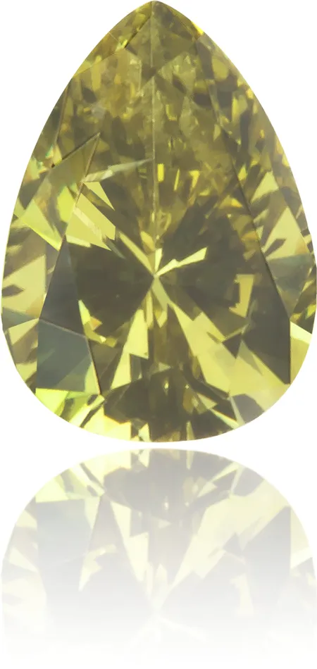 Earrings Natural Green Diamond Pear Shape 014 ct Polished Langerman Diamonds