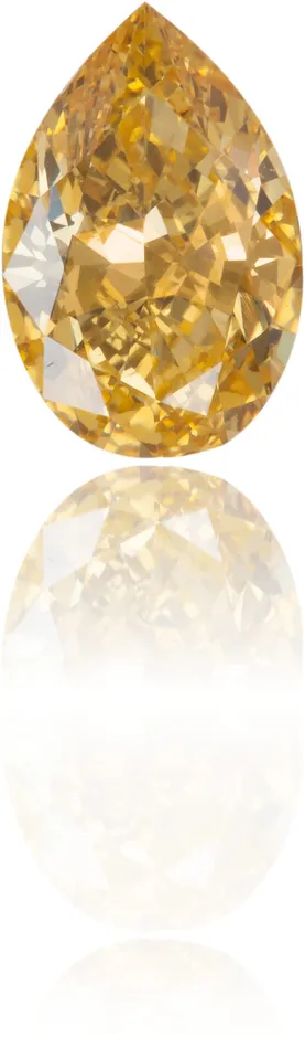 Earrings Natural Yellow Diamond Pear Shape 061 ct Polished Langerman Diamonds