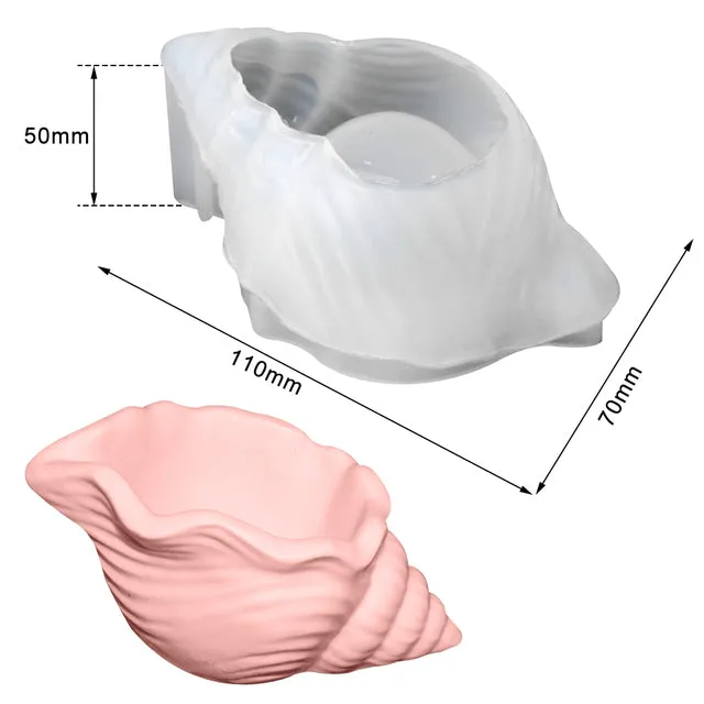 Earrings Resinarthub Shell Storage Silicone Mold Earrings Resinarthub Shell Storage Silicone Mold