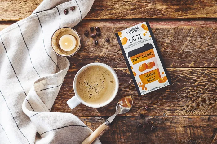 Gourmet du Village Earrings Burnt Caramel Instant Coffee