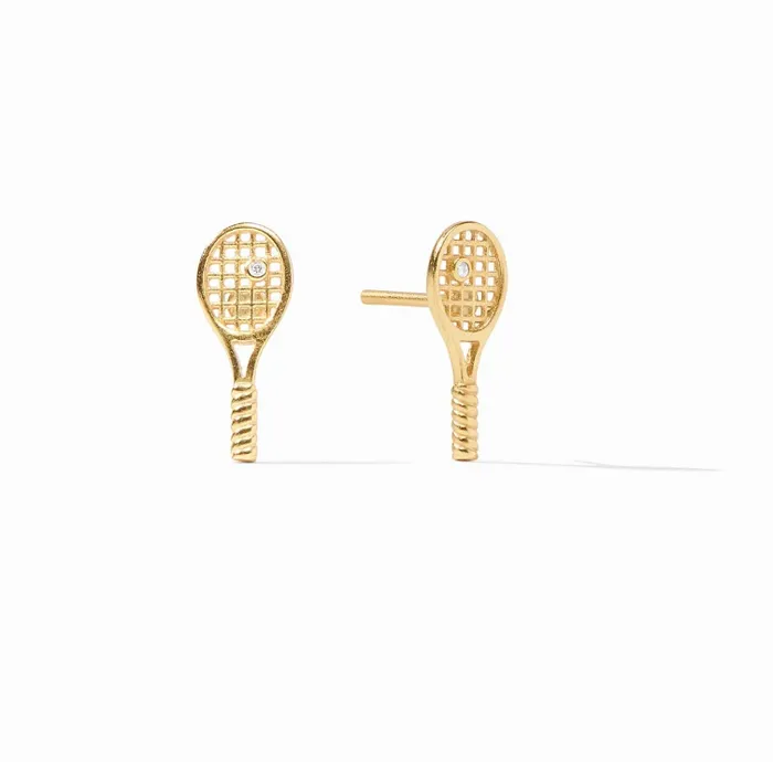 Julie Vos Tennis Racquet Stud Earrings