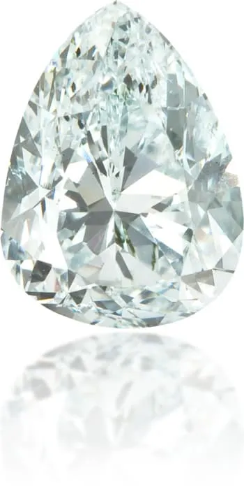 Langerman Diamonds Earrings Natural Green Diamond Pear Shape 103 ct Polished