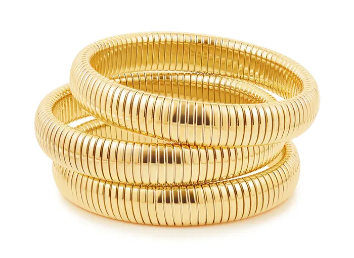 LUV AJ FLEX SNAKE CHAIN BRACELET SET OF 3 Bracelets