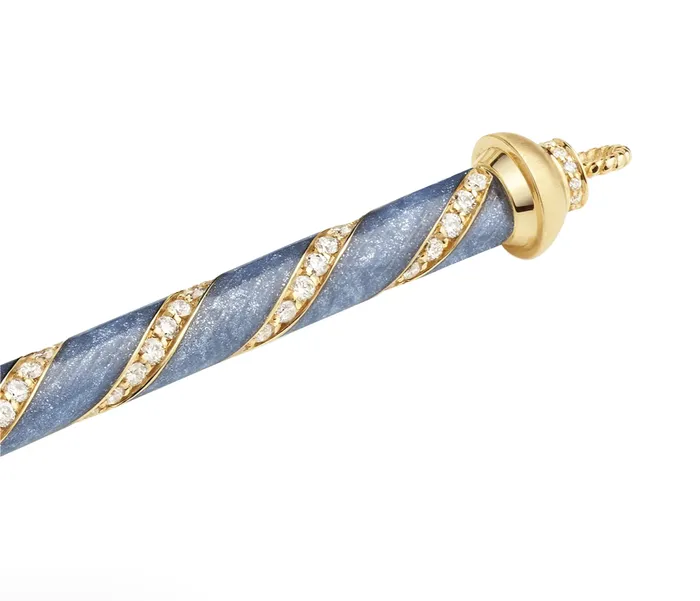 Marie Lichtenberg Rings CANDY CANE BLUE