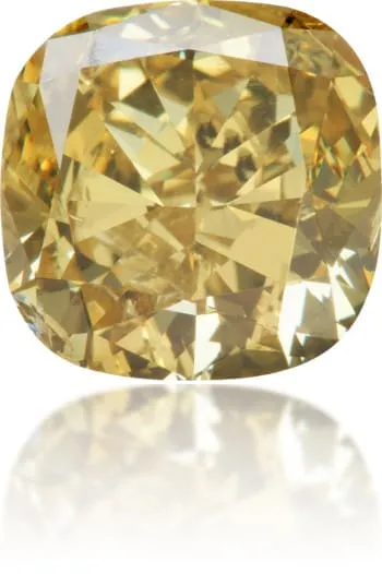 Natural Yellow Diamond Square 503 ct Polished Langerman Diamonds Earrings