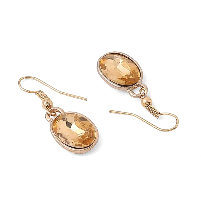 Necklaces Yellow Chimes Yellow Chimes Jewellery Set For Women Gold Plated Crystal Studded Necklace Set For Women and Girls