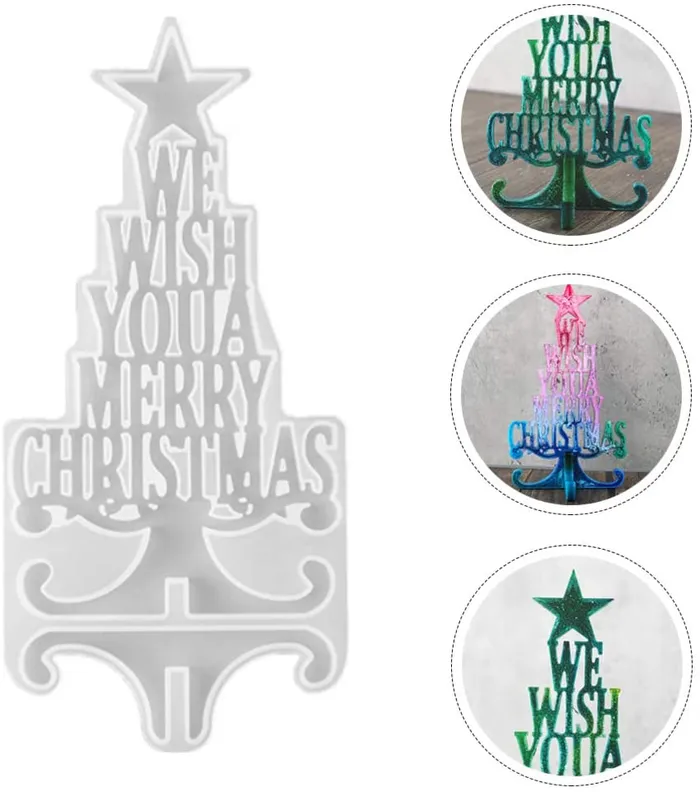 Resinarthub Necklaces Christmas Tree Mould