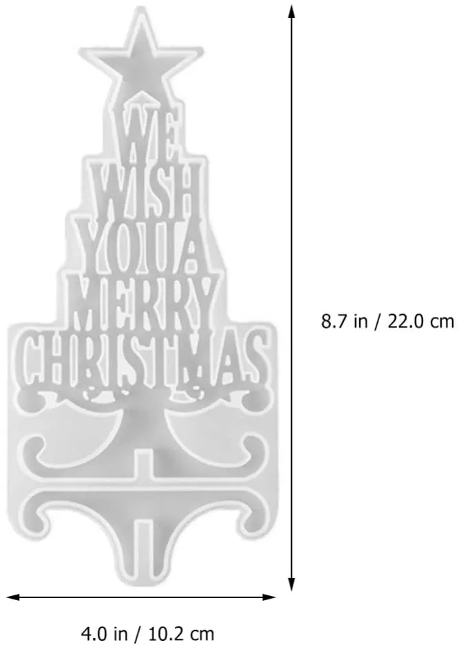 Resinarthub Necklaces Christmas Tree Mould