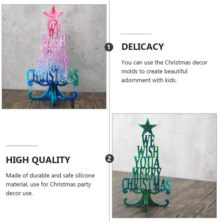 Resinarthub Necklaces Christmas Tree Mould