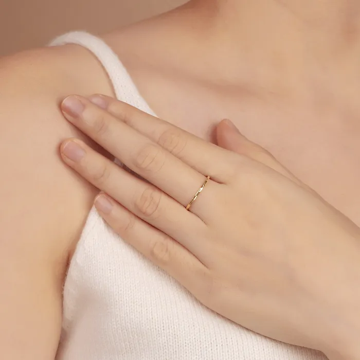 Rings AURELIE GI REGALIA Textured Band