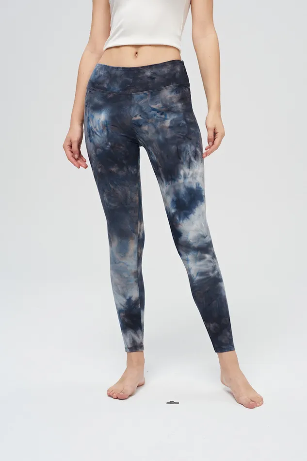 Rings Candlewick Gift Shop Black Tie Dye Yoga Pant