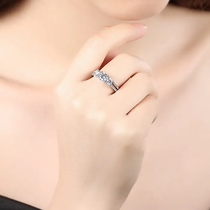 Rings Yellow Chimes Rings for Women White Crystal Ring Platinum Plated Crystal Ring for Women and GirlsSize US 6 Yellow Chimes