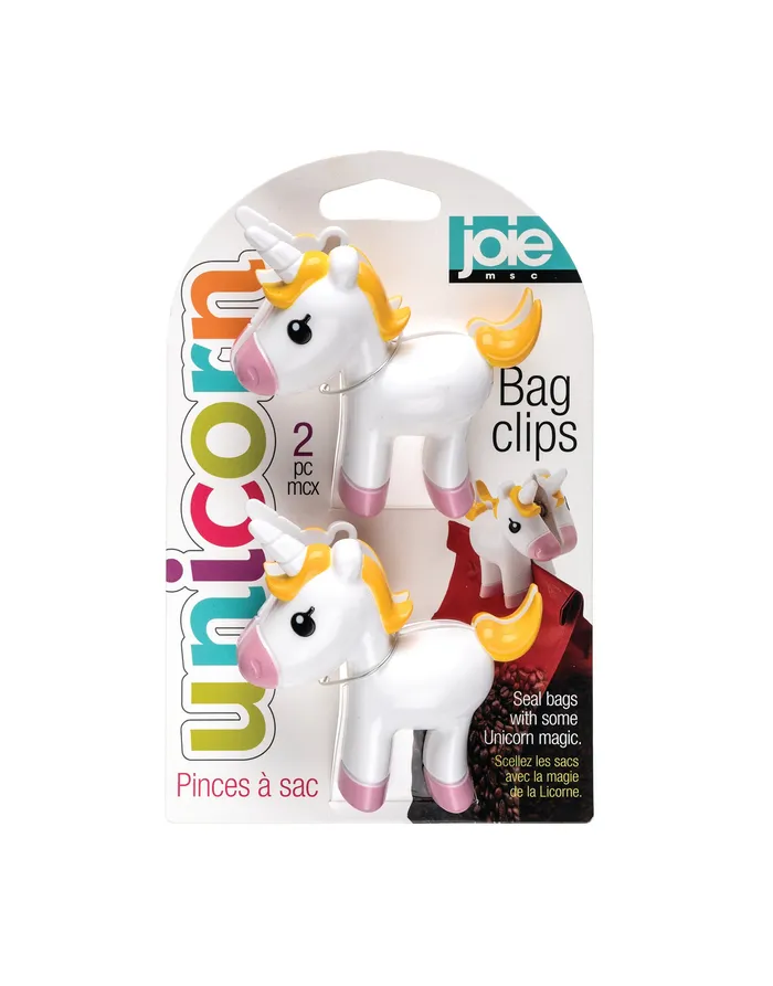 Wizard Gift Earrings Unicorn Bag Clips 2pc by Joie