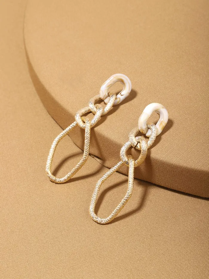 Yellow Chimes Earrings for Women and Girls Drop Earrings for Girls Gold Toned Chain Drop Designed Drop Earrings Birthday Gift for girls and women Anniversary Gift for Wife Yellow Chimes Earrings