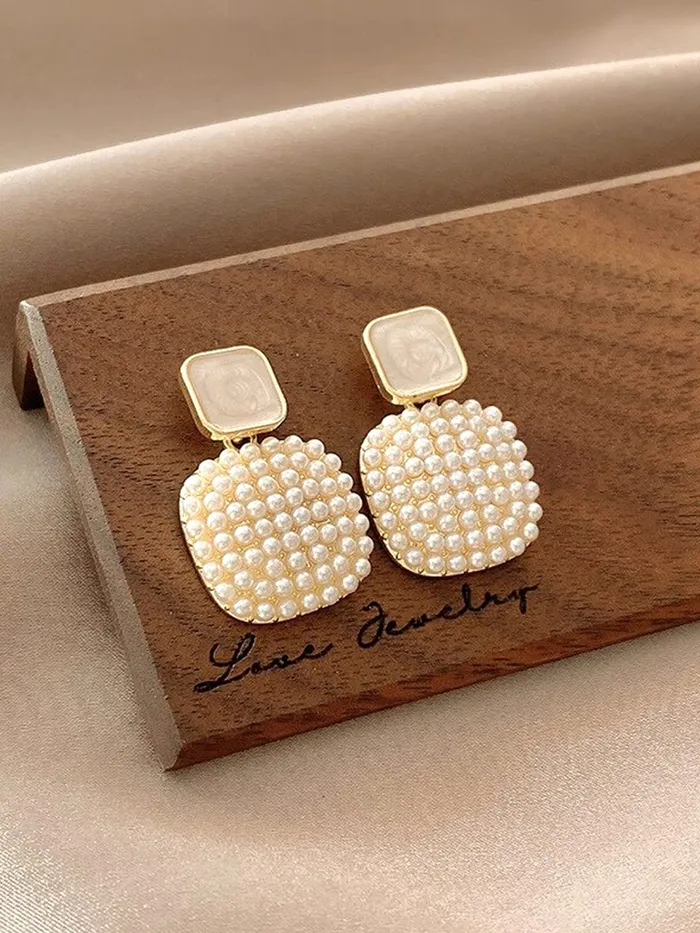 Yellow Chimes Earrings For Women Gold Tone Layered Round Shaped Crystal Stud Drop Earrings For Women and Girls Yellow Chimes Earrings