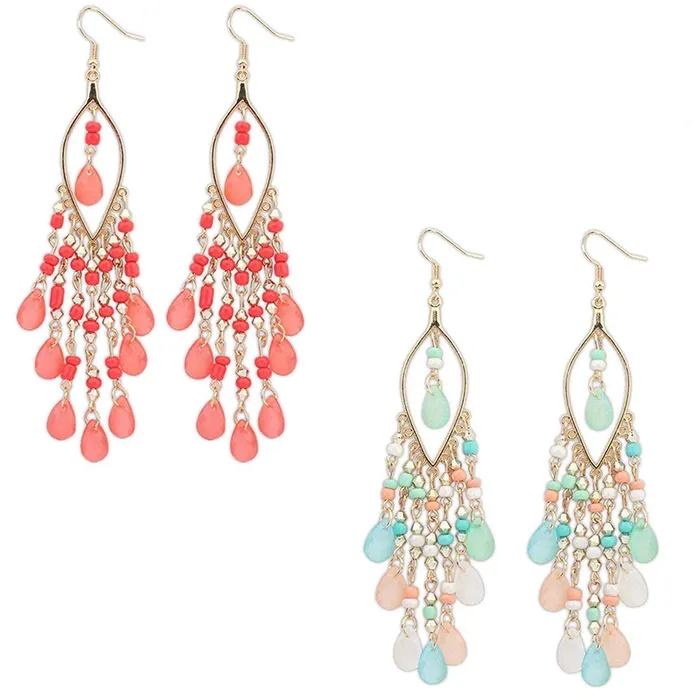 Yellow Chimes Earrings Yellow Chimes Danglers Earrings for Women Combo 2 Pairs Feminine Colors Gold Plated Long Dangle Earrings for Women and Girls Yellow Chimes Earrings Yellow Chimes Danglers Earrings for Women Combo 2 Pairs Feminine Colors Gold Plated Long Dangle Earrings for Women and Girls