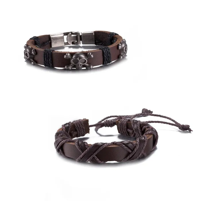 Yellow Chimes Moxie Collection Latest Style Casual Leather Wraps Combo Bracelets for Men and Boys Yellow Chimes Necklaces Yellow Chimes Moxie Collection Latest Style Casual Leather Wraps Combo Bracelets for Men and Boys Yellow Chimes Necklaces