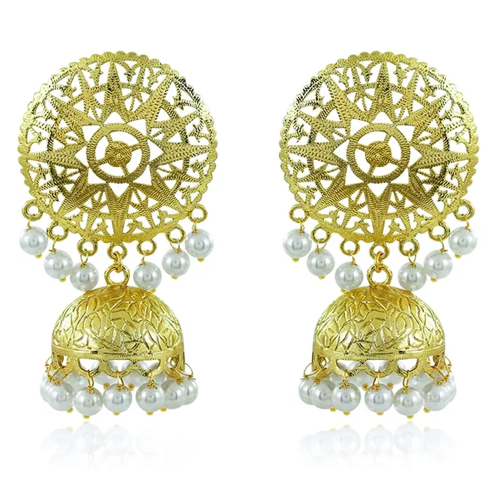 Yellow Chimes Necklaces Yellow Chimes Latest Stylish Contemporary Pearl Jhumka Earrings for Women and Girls Yellow Chimes Necklaces Yellow Chimes Latest Stylish Contemporary Pearl Jhumka Earrings for Women and Girls
