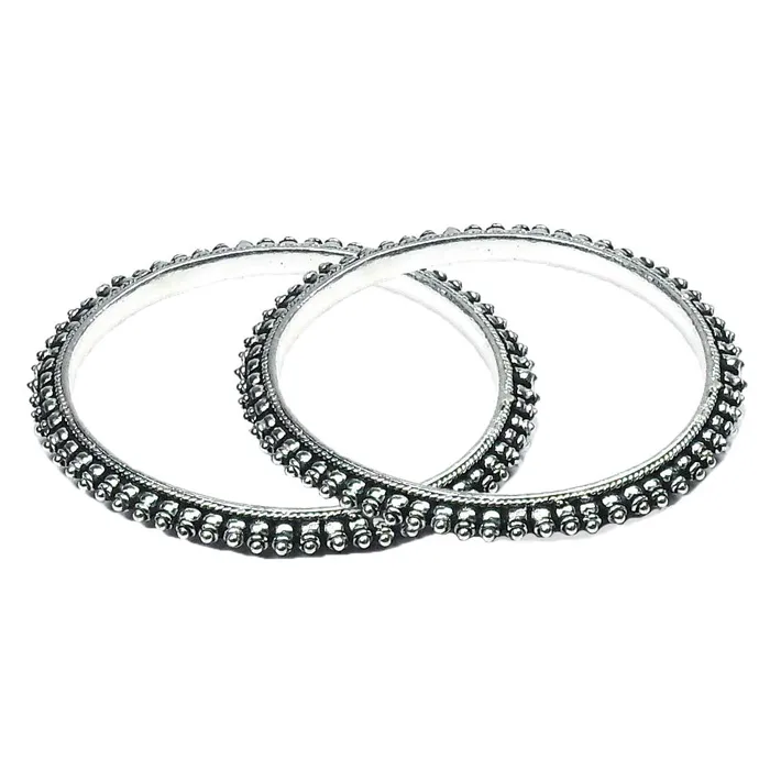 Yellow Chimes Oxidised Bangles for Women Silver Oxidised Bangles Traditional Rajwada Style Silver Bangles Set for Women and Girls Yellow Chimes Rings Yellow Chimes Oxidised Bangles for Women Silver Oxidised Bangles Traditional Rajwada Style Silver Bangles Set for Women and Girls Yellow Chimes Rings