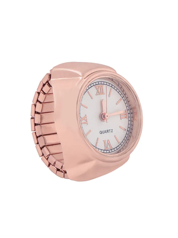 Yellow Chimes Rings for Women and Girls Stretchable Rose Gold Rings for Girls Watch Designed Women Ring Birthday Gift for Women and Girls Anniversary Gift for Wife Yellow Chimes Earrings
