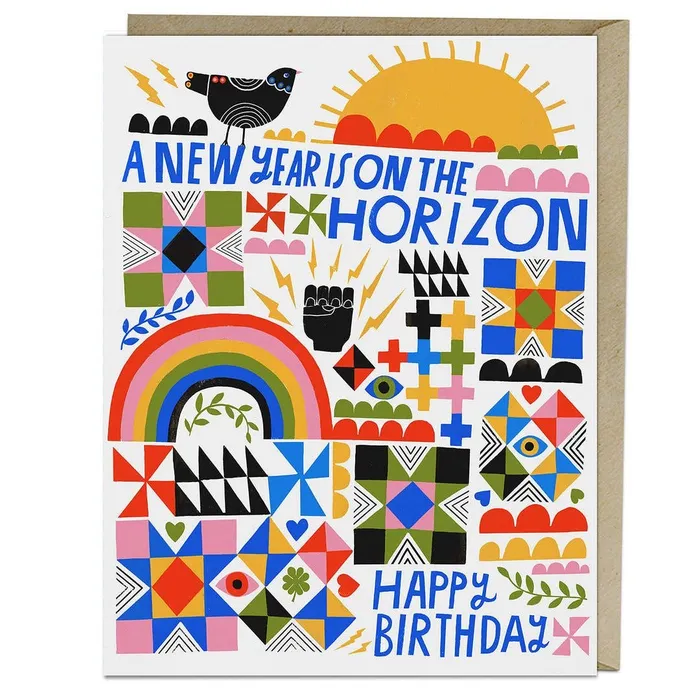 A New Year Birthday Card Em Friends Earrings