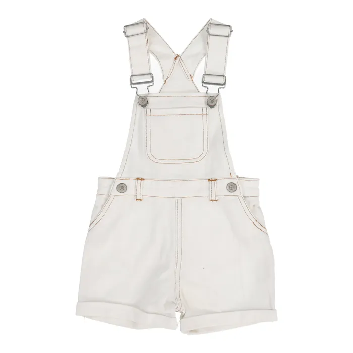 Analogie Analogie Bicycle Overalls White Graphic Denim Collection Rings