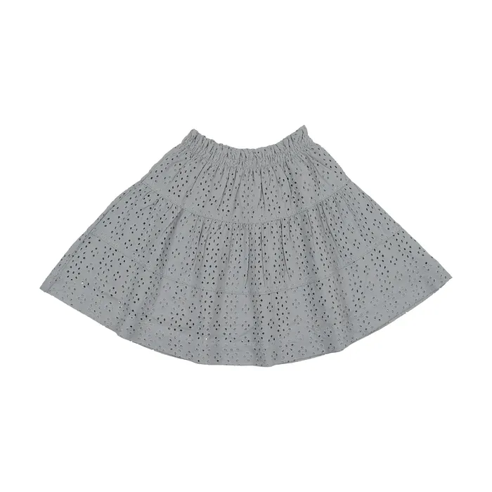 Analogie Necklaces Analogie Eyelet Dress Skirt Light Blue