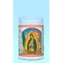Atlanta Candles Incense Virgin Guadalupe 50 Hour Candle White Rings
