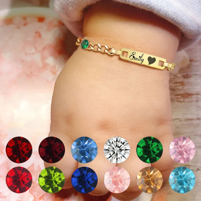 Birthstone Baby Bracelet Juzan Jewelry Bracelets
