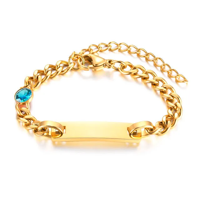 Birthstone Baby Bracelet Juzan Jewelry Bracelets