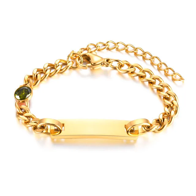 Birthstone Baby Bracelet Juzan Jewelry Bracelets