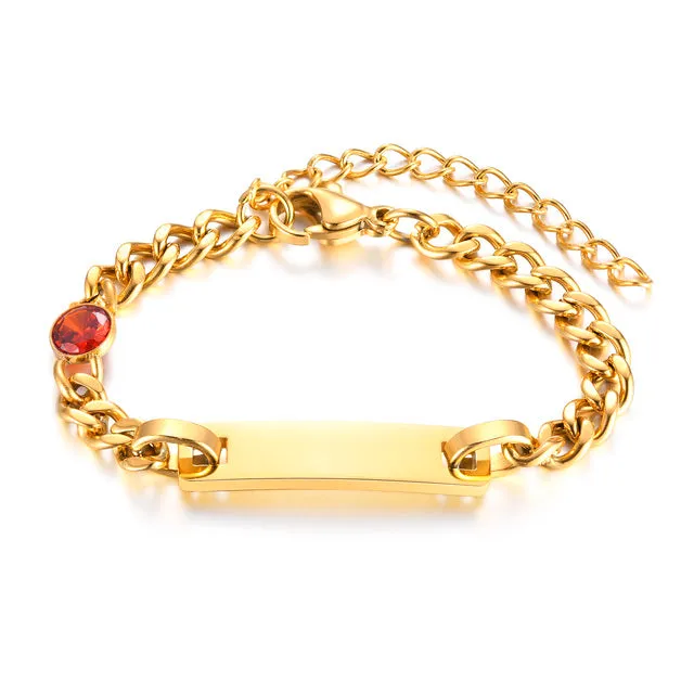 Birthstone Baby Bracelet Juzan Jewelry Bracelets