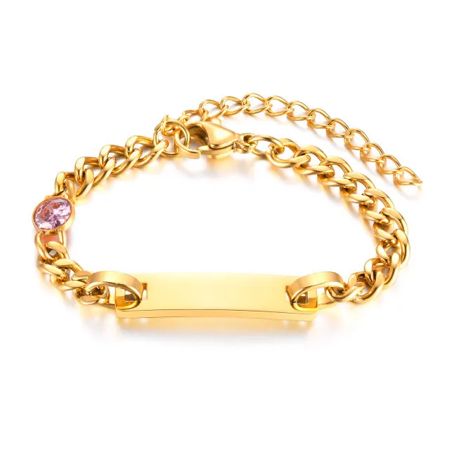 Birthstone Baby Bracelet Juzan Jewelry Bracelets