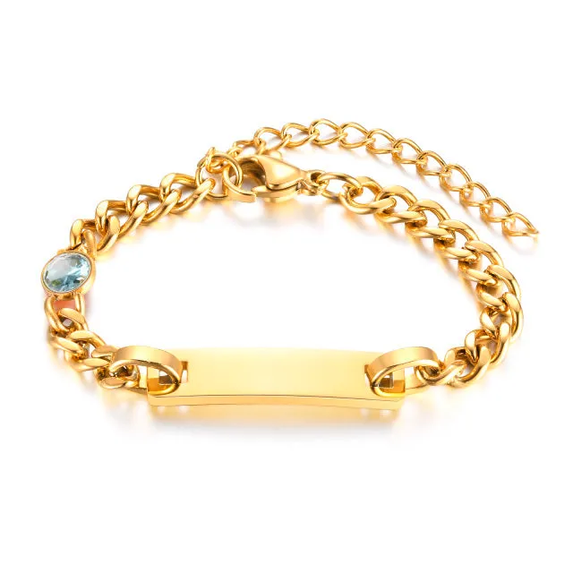 Birthstone Baby Bracelet Juzan Jewelry Bracelets