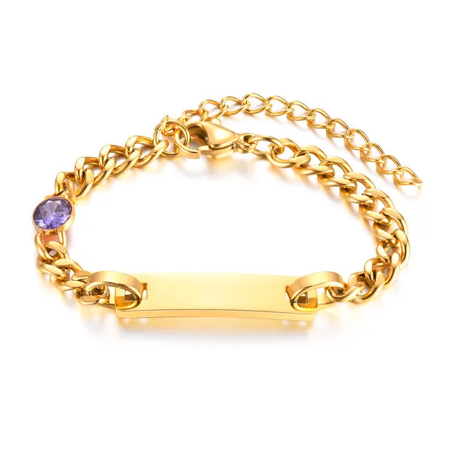 Birthstone Baby Bracelet Juzan Jewelry Bracelets