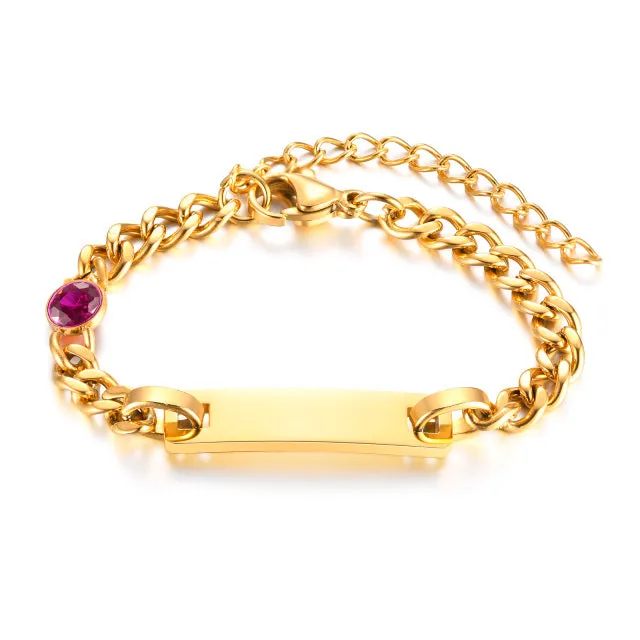Birthstone Baby Bracelet Juzan Jewelry Bracelets