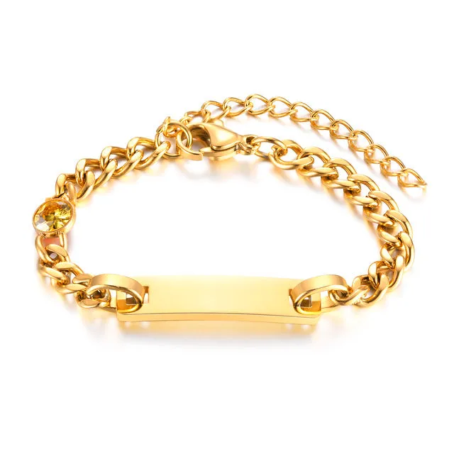 Birthstone Baby Bracelet Juzan Jewelry Bracelets