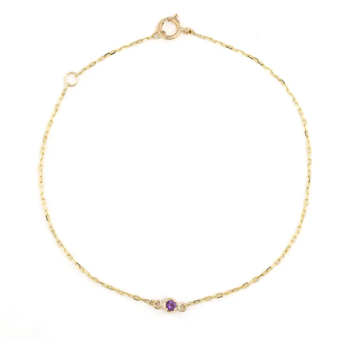 Bracelets Envero Jewelry Dahlia Birthstone Bracelet