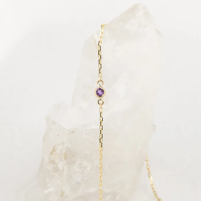 Bracelets Envero Jewelry Dahlia Birthstone Bracelet