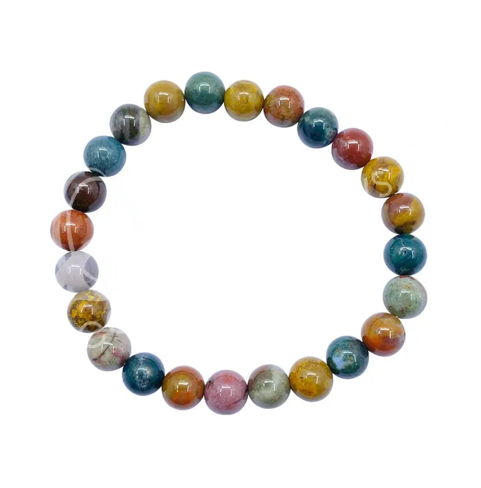 Bracelets Jasper Ocean Bracelet Heart Joy 8mm Oceanic Linkways