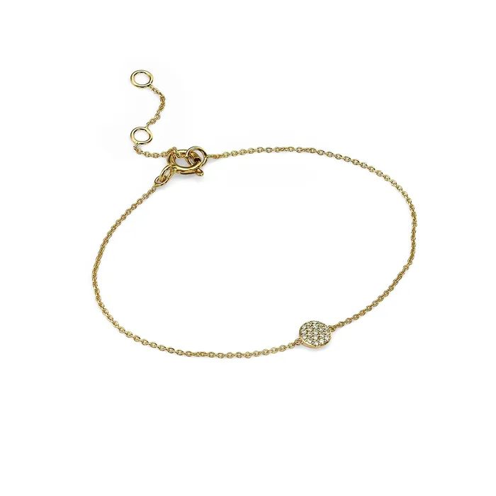 Bracelets The Private Room Fine Jewelry Round Pave Diamond Bracelet