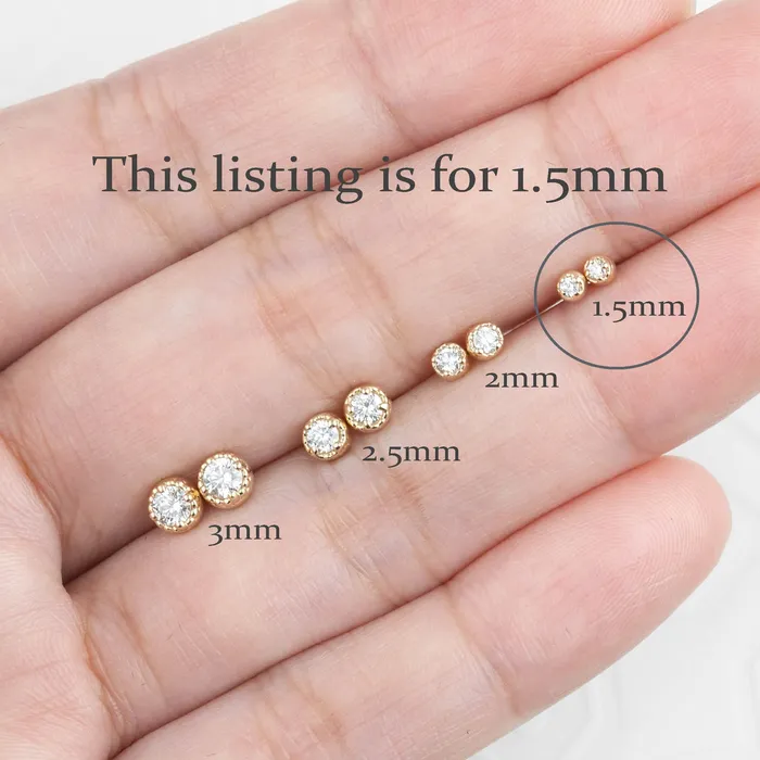 Dahlia 15mm Birthstone Stud Earrings for Kids Envero Jewelry Earrings Dahlia 15mm Birthstone Stud Earrings for Kids Envero Jewelry Earrings