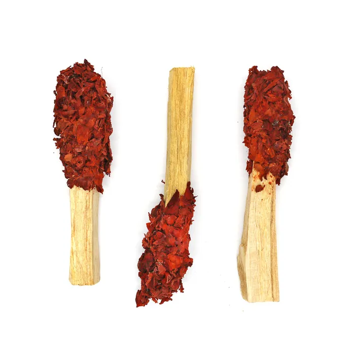 Earrings Designs by Deekay Inc Dipped Sunburst Blossom Rose Petals Palo Santo Stick Pops