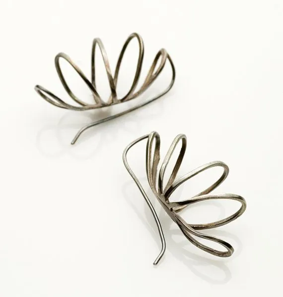 Earrings Filomena DeMarco Curved Wire Earrings