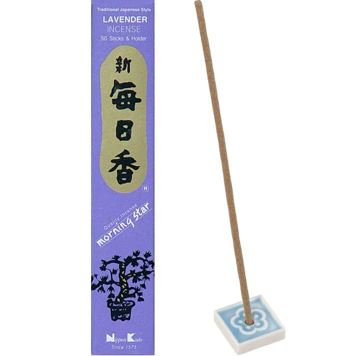Earrings Kheops International Morning Star Incense Lavender