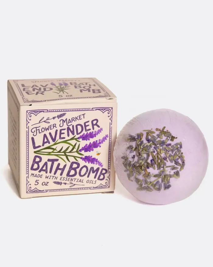 Earrings Lavender Bath Bomb 123 Farm