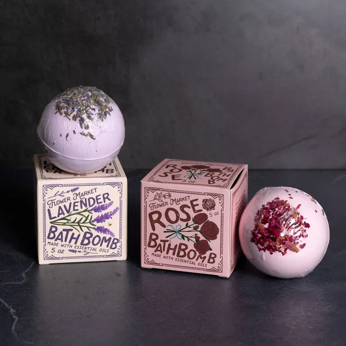 Earrings Lavender Bath Bomb 123 Farm